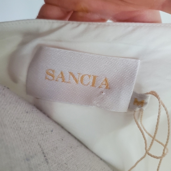 Sancia Cupro Tie High Low Cami - Picture 8 of 11